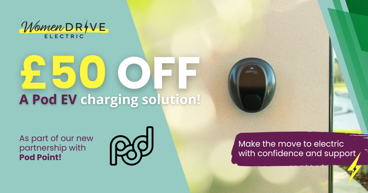 £50 off As part of our new partnership with Pod Point